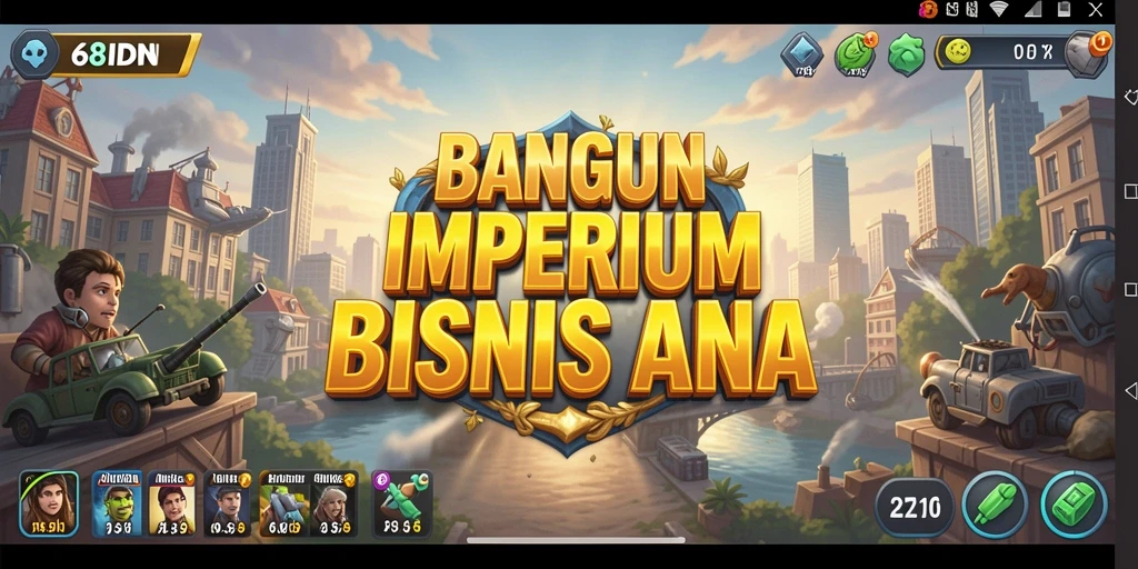 Screenshot 68IDN menampilkan dinamika gameplay Tycoon yang mengasyikkan.