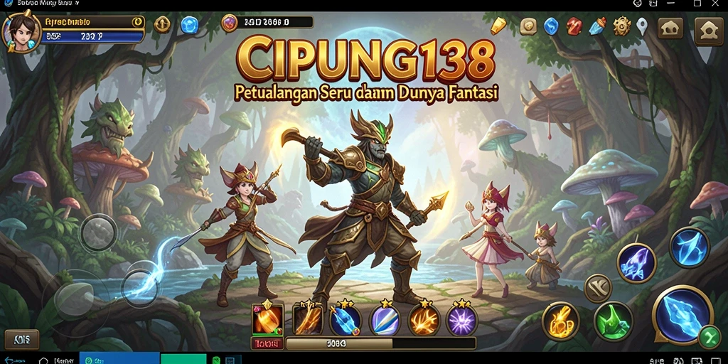 Screenshot gameplay seru CIPUNG138, menggambarkan aksi petualangan yang mendebarkan.