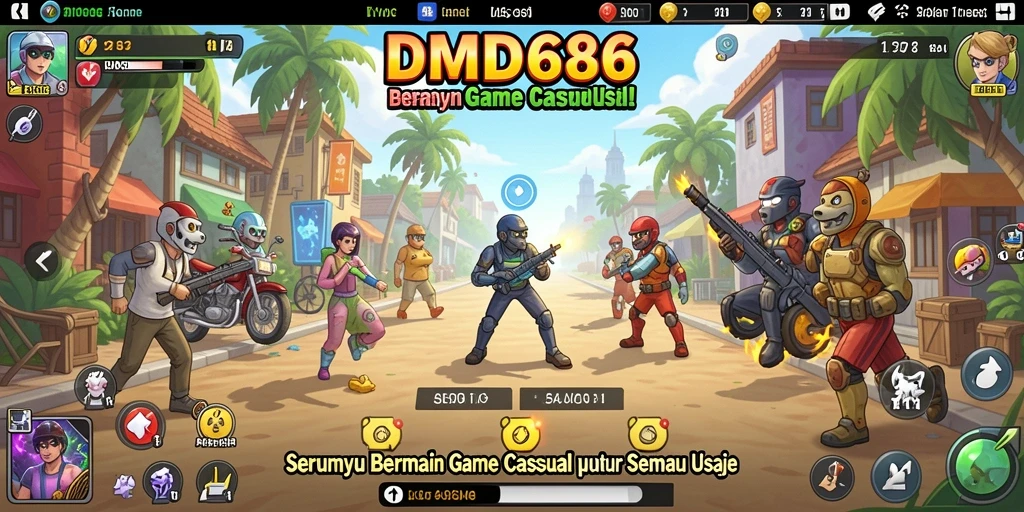 Screenshot gameplay seru DMD686 yang menampilkan tantangan menarik.