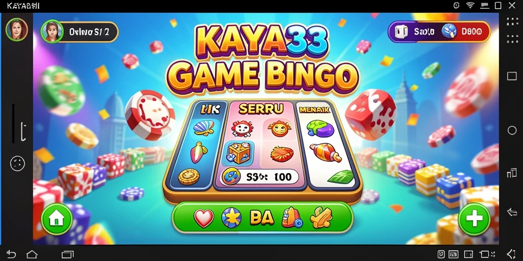 Tampilan gameplay menegangkan dalam KAYA33 saat angka dipanggil.