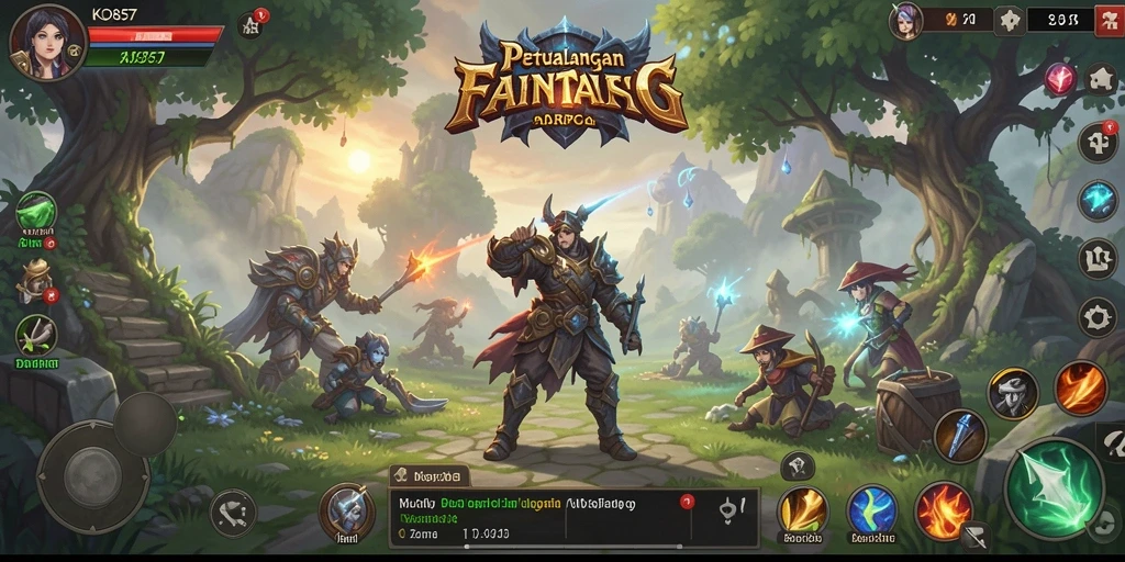 Gameplay KO857 yang seru dengan pertarungan yang dinamis.