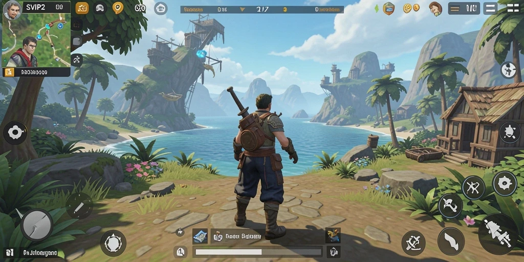 Tampilan gameplay <strong>SVIP2</strong> yang memukau dalam dunia terbuka.
